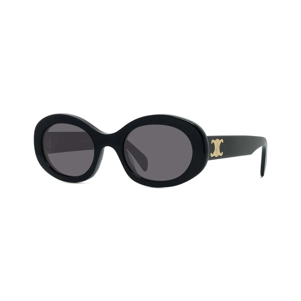 Celine Triomphe Logo Oval Acetate CL40194U Sunglasses - Picture 4 of 11